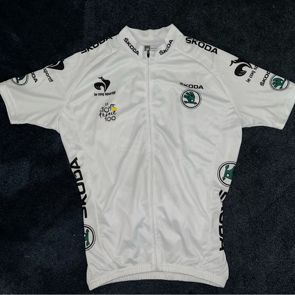 Tour De France 100th Edition Jersey Škoda Zip - Le Coq Spotif Men’s Medium 2013